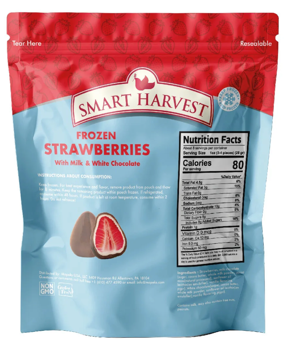 Frozen Chocolate-Dipped Strawberries