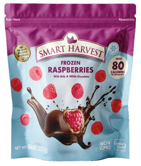 Frozen Chocolate-Dipped Raspberries